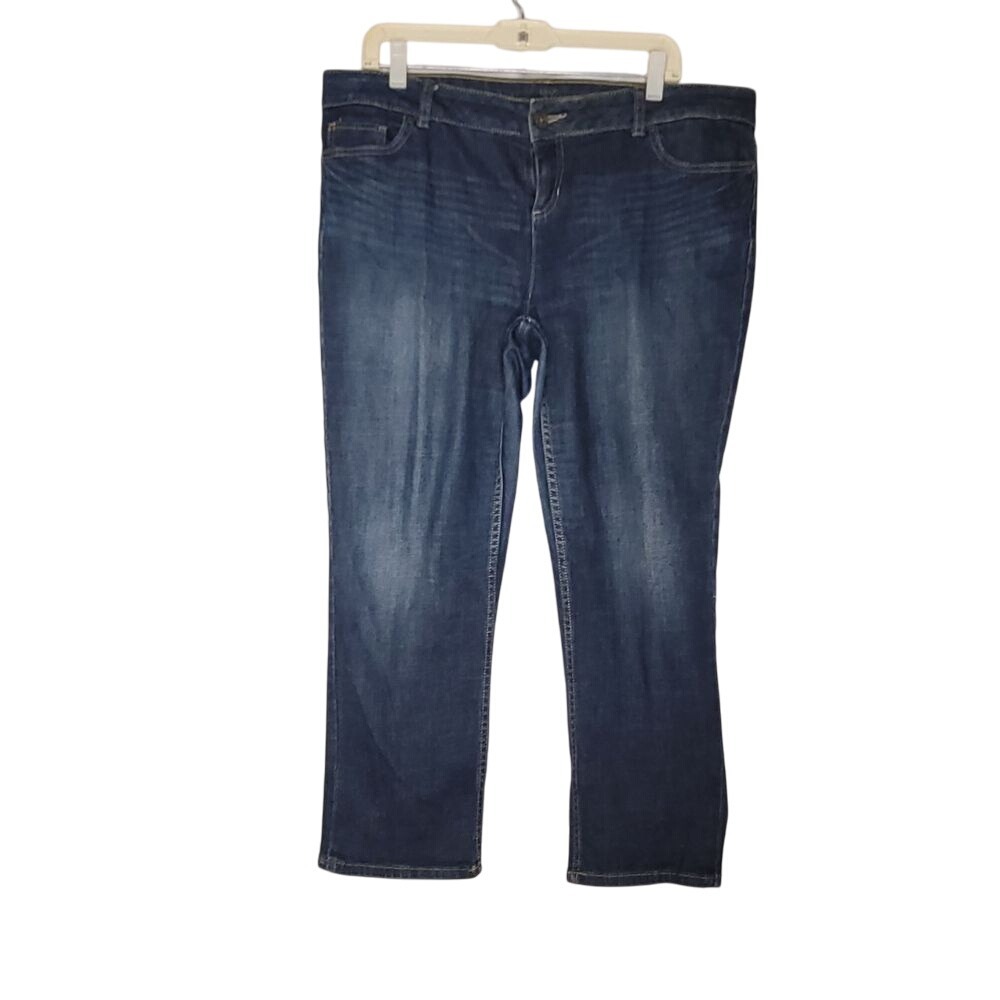 Simply‎ Vera Wang Women's 16P Stretch Bootcut Mid Rise Jeans Grunge Normcore Y2K